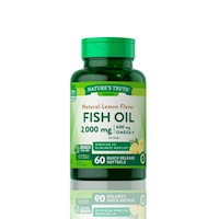 Omega 3 Nature'S Truth Fish Oil 2,000Mg 60 Softgels Lemon